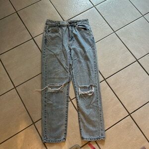 Cotton on distressed mom jeans